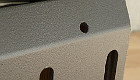 Closeup of the body hammer paint